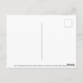 "Het meisje en de spin." Fantastisch. Maman is een Briefkaart (Achterkant)