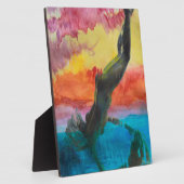 Het meisje fotoplaat (Zijkant)