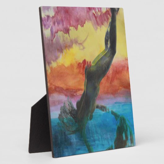 Het meisje fotoplaat (Zijkant)