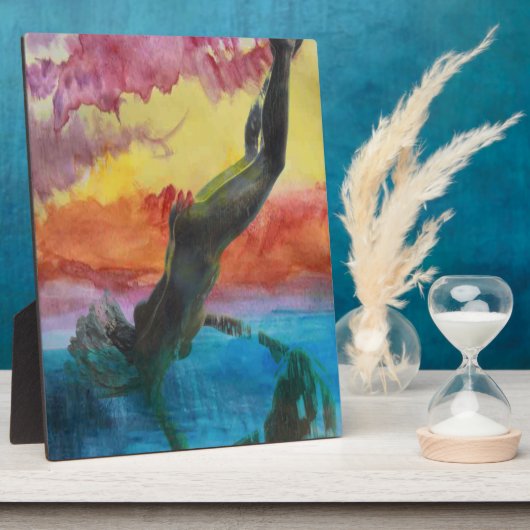 Het meisje fotoplaat (Zijkant)