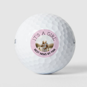Het meisje Gender onthult foto op maat Golfballen