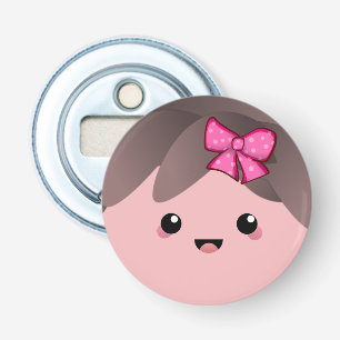 Het meisje Geslacht over babymeisjes Button Flesopener