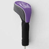 Het meisje heeft drive golfheadcover (Schuin)