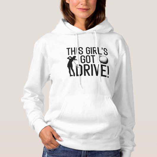 Het meisje heeft drive hoodie (Voorkant)
