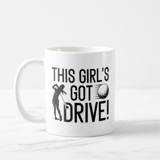 Het meisje heeft drive koffiemok (Links)