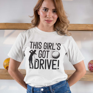 Het meisje heeft drive t-shirt