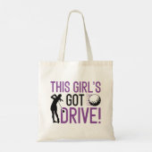 Het meisje heeft drive tote bag (Achterkant)