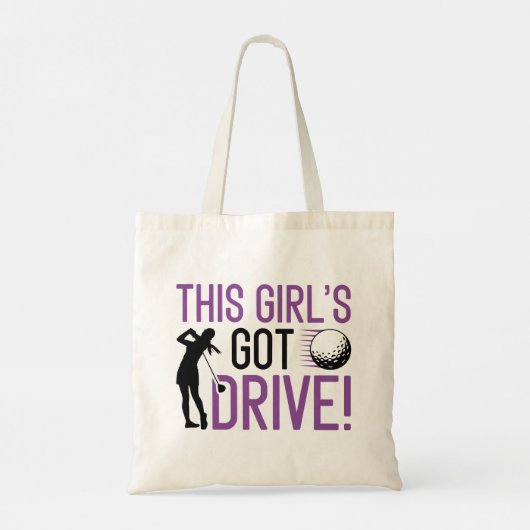 Het meisje heeft drive tote bag (Achterkant)