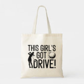 Het meisje heeft drive tote bag (Achterkant)