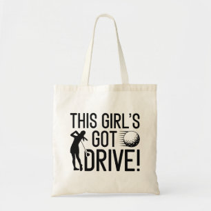 Het meisje heeft drive tote bag