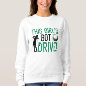 Het meisje heeft drive trui (Voorkant)