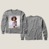 Het meisje in een lavendeljurk van Natasha Us (Voorkant /achterkant)