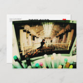 Het meisje in het Afbeelding houdt van slinkse pos Briefkaart (Voorkant / Achterkant)