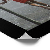 Het meisje in het sinaasappel poster (Hoek)