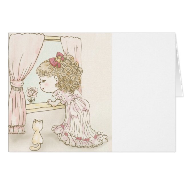 Het  meisje kijkt (Voorkant Horizontaal)