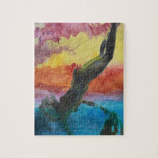 Het meisje legpuzzel (Verticaal)
