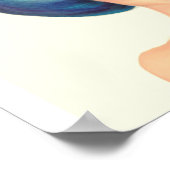 Het meisje met blauw haar poster (Hoek)