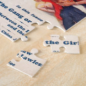 Het meisje met de Brave Moxy Gangster Legpuzzel (Zijkant)