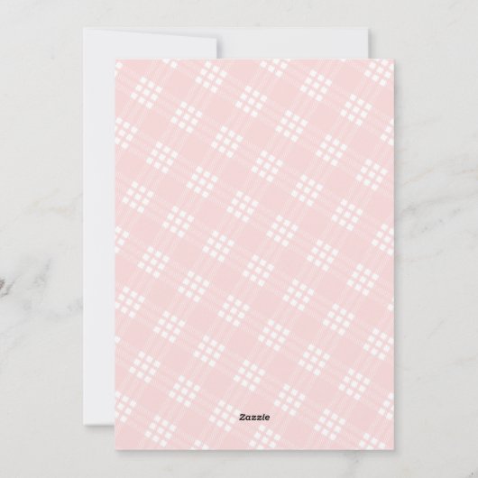 Het meisje met de kerstavond van Waterolor dat een Feestdagenkaart (Achterkant)