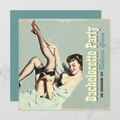 het meisje met de lingerie van het bachelorette - kaart (Voorkant / Achterkant)