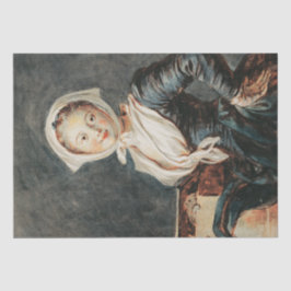 Het meisje met de Marmot van Fragonard Tissuepapier