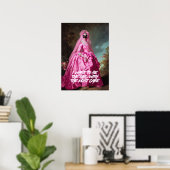 "Het meisje met de meeste taart" Poster (Thuiskantoor)