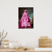 "Het meisje met de meeste taart" Poster (Keuken)