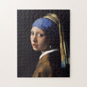 Het meisje met de parel dat Johannes Vermee won Legpuzzel (Verticaal)