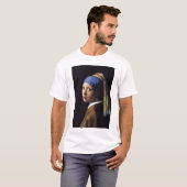 Het meisje met de parel dat Vermeer verdient T-shirt (Voorkant volledig)