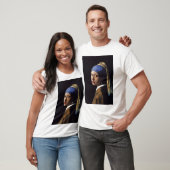 Het meisje met de parel dat Vermeer verdient T-shirt (Unisex)