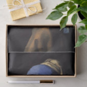 Het meisje met de parel die ontkoppeld wordt tissuepapier (Geschenk)