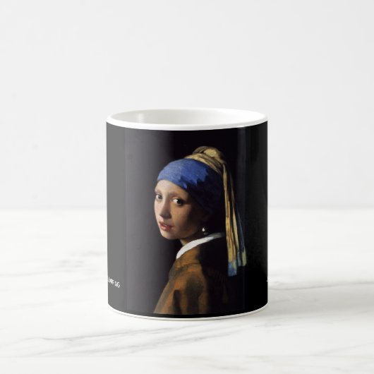 Het meisje met de parel die Vermeer verdient Koffiemok (Center)