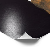 Het meisje met de parel foto afdruk (Hoek)