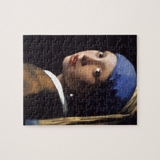 Het meisje met de parel legpuzzel (Horizontaal)