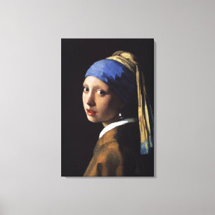 Het meisje met de parel oorbel - verpakt canvas