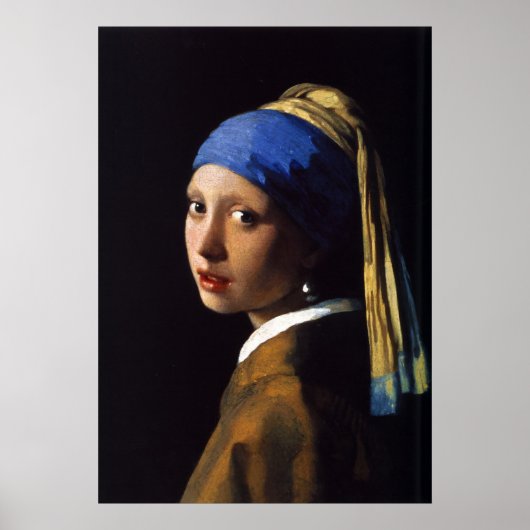 Het meisje met de parelaar die Johannes Vermeer on Poster (Voorkant)