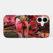 Het meisje met de tulpen iPhone 16 hoesje (Achterkant horizontaal)