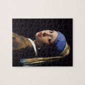 Het meisje met een parel dat Johannes Vermeer verd Legpuzzel (Horizontaal)