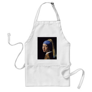 Het meisje met een parel dat Johannes Vermeer verd Standaard Schort