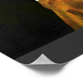 Het meisje met een parel... door Johannes Verme. Poster (Hoek)