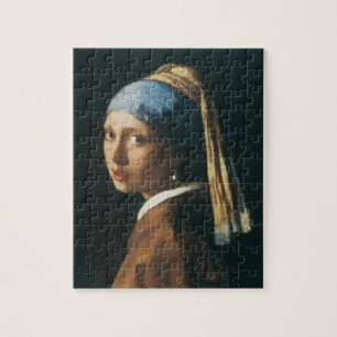 Het meisje met een parel legpuzzel