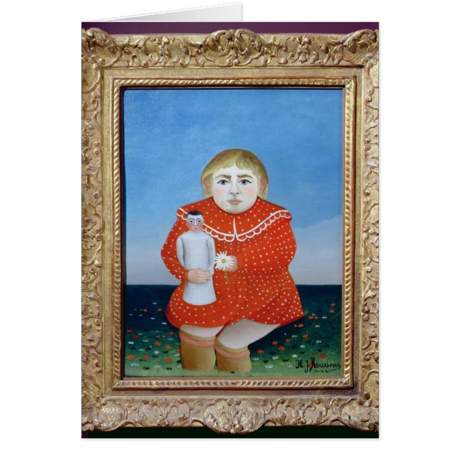 Het meisje met een pop, c.1892 of c.1904-05 (Voorkant)