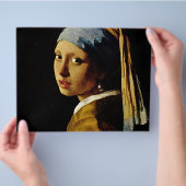 Het meisje met een Turban/Meisje met de parel Flyer (Hand)