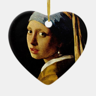 Het meisje met een Turban/Meisje met de parel Keramisch Ornament