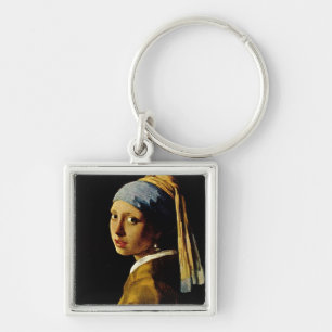 Het meisje met een Turban/Meisje met de parel Sleutelhanger