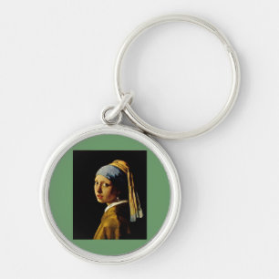 Het meisje met een Turban/Meisje met de parel Sleutelhanger