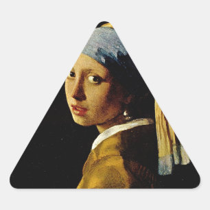 Het meisje met een Turban/Meisje met de parel Sticker