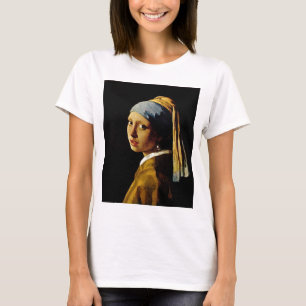 Het meisje met een Turban/Meisje met de parel T-shirt