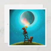 Het meisje met het gouden hart - Mini Print (Voorkant / Achterkant)