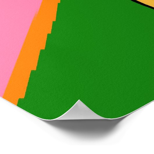 Het meisje met het Trejo-Tattoo Poster (Hoek)